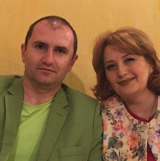 Бакур Мелконян с женой
