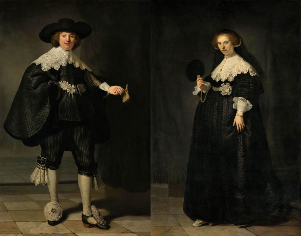 Цикл «Свадебный портрет Мартена Сулманса и Оопьены Коппит», Рембрандт ван Рейн