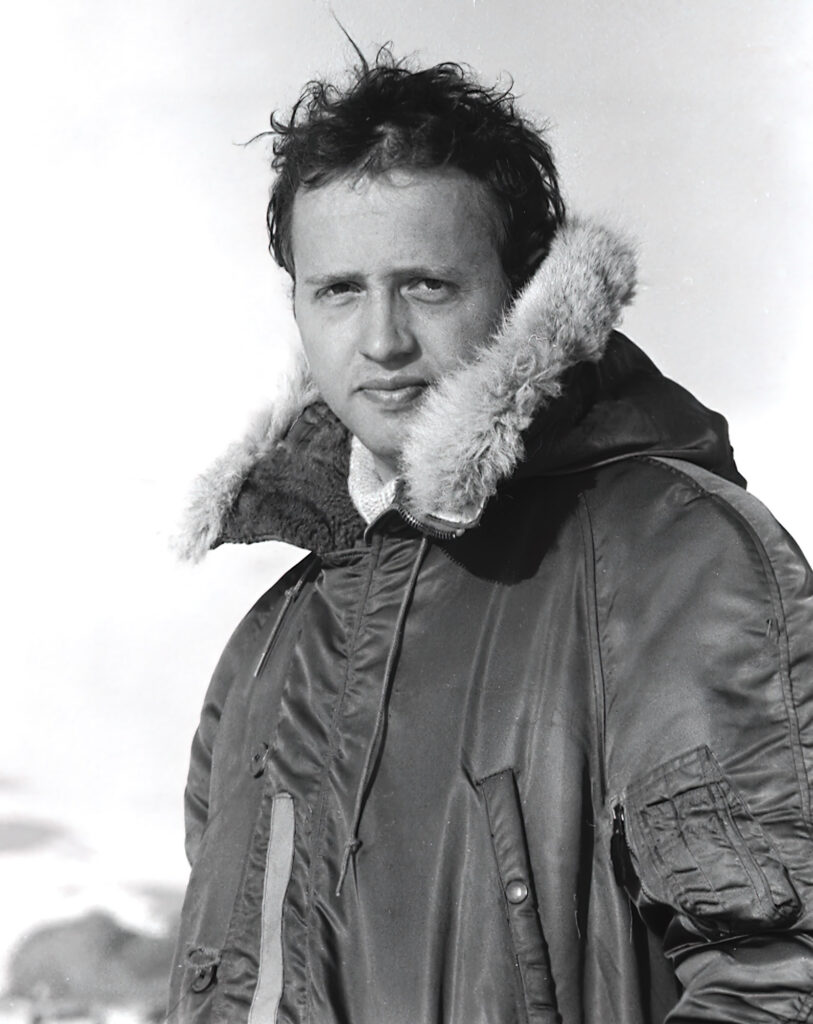 Брайан Александер в Гренландии в 1972 г.