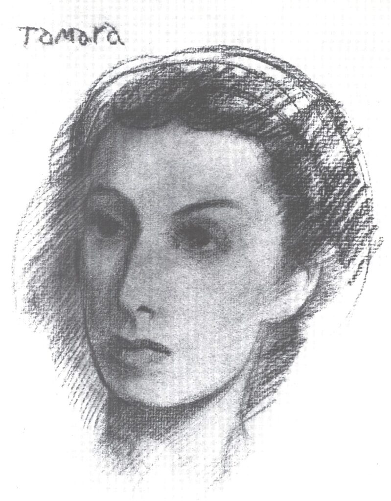Чачба Портрет балерины Тамары Тумановой. 1930-е