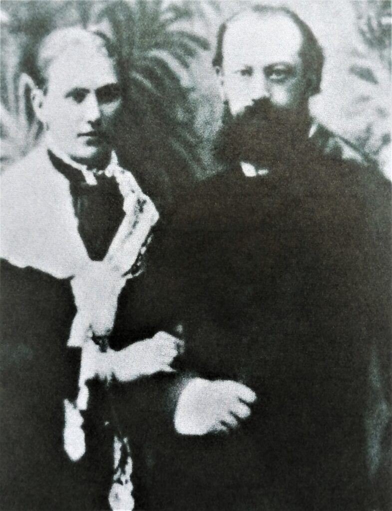 Старший брат Н.Н. Миклухо-Маклая Сергей Николаевич с супругой