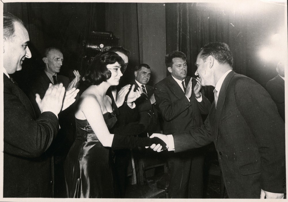 На Каннском кинофестивале, 1958 г.